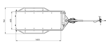 MYLE Heavy Duty Cargo Trailer Bike Hitch